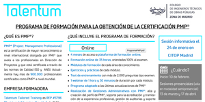 Programa de formación para la obtención de la certificación PMP®