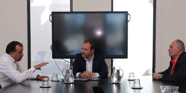 Reunión con Delegado del Área de Gobierno de Desarrollo Urbano del Ayuntamiento, Mariano Fuentes