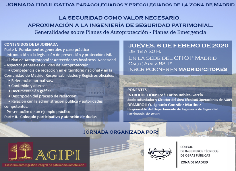 La Seguridad como valor necesario. Aproximación a la ingeniería de seguridad patrimonial: generalidades sobre Planes de Autoprotección - Planes de Emergencia