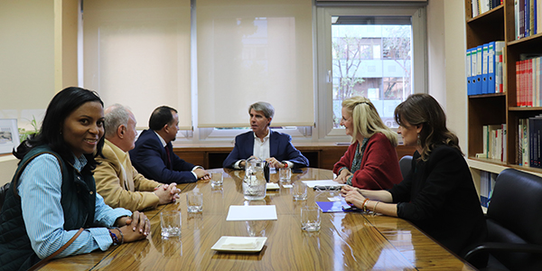 Reunión en la Consejería de Transportes de la Comunidad de Madrid